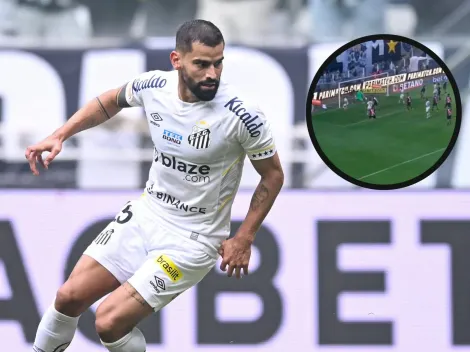 Así fue el primer gol de Tomás Rincón con Santos