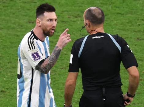 Mateu Lahoz contó que Messi lo llamó para disculparse