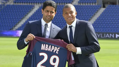 Kylian Mbappé está padeciendo la decisión de Nasser Al Khelaifi de marginarlo de la pretemporada del PSG. Getty Images.