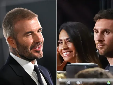 Lo que piensa David Beckham de Antonela tras conocer a Messi