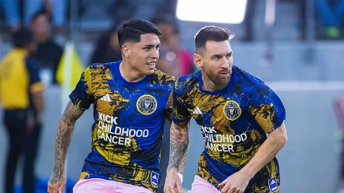 Messi y Facundo Farías, figuras de Inter Miami.