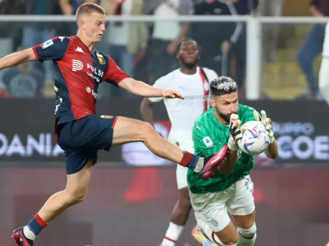 Giroud en modo arquero: la pelota clave que atajó para que Milan sea líder