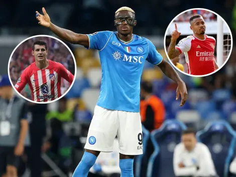 Napoli: Morata y Gabriel Jesús, los apuntados para suplantar a Osimhen