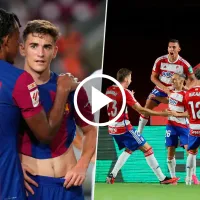 VIDEO  Gavi la perdió en campo de Barcelona y gol de Granada a los 17 segundos