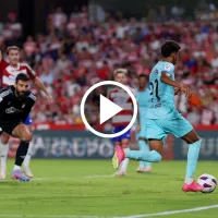 VIDEO  ¡Solo 16 años! Lamine Yamal anota su primer gol para Barcelona