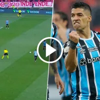 VIDEO  Luis Suárez facturó de tiro libre en el clásico Gaúcho