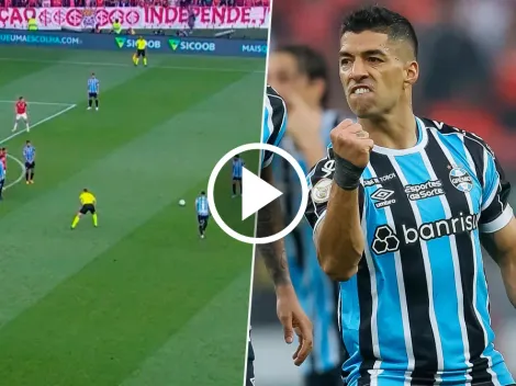 VIDEO | Luis Suárez facturó de tiro libre en el clásico Gaúcho