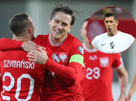 Polonia ganó sin Lewandowski y así lo vio el delantero de Barcelona