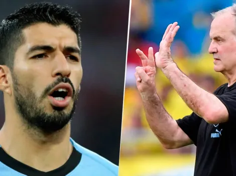 Suárez no habla con Bielsa pero cumple rol clave en Uruguay