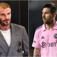 Las palabras de David Beckham que usaron en contra de Lionel Messi