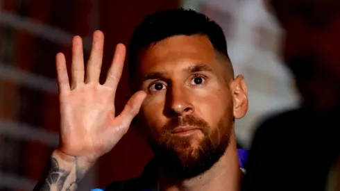 Lionel Messi en Perú vs. Argentina.