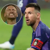 La reacción de Messi ante la gravedad de la lesión de Neymar