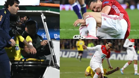 Neymar, Zlatan Ibrahimovic y Falcao, algunos de los lesionados por el cruzado.