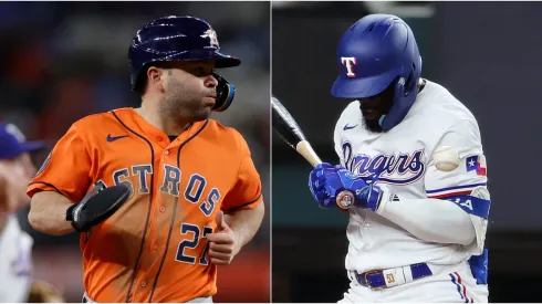 José Altuve y Adolis García.