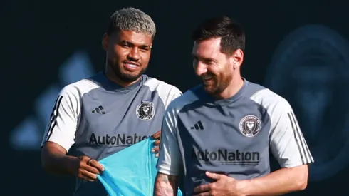 Josef Martínez y Lionel Messi en Inter Miami.