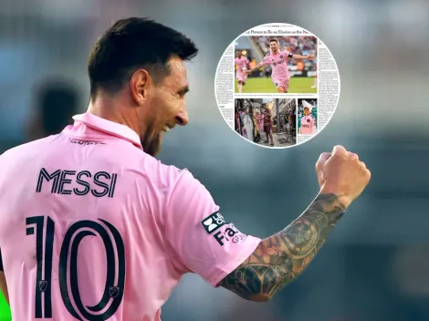 El diario más importante de USA presume el histórico récord de Messi