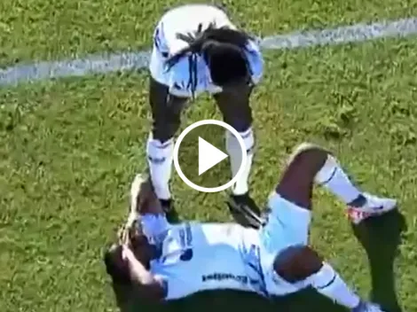 (VIDEO) Renato Ibarra salió lesionado en la final de la Copa Sudamericana