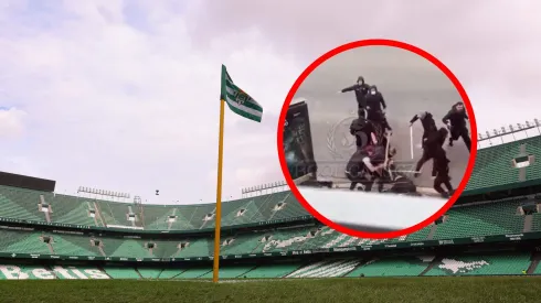 Enfrentamiento entre los ultras de Betis y Osasuna