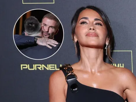 Así reaccionó Antonela ante el mensaje que Beckham le dedicó a Messi