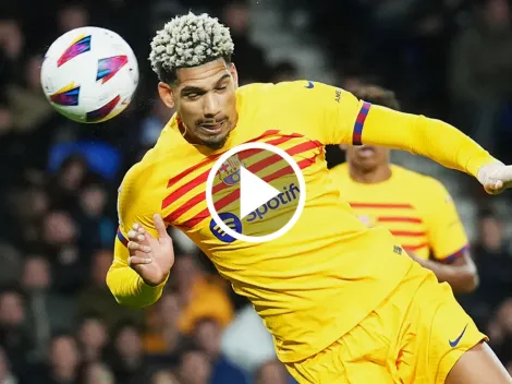 El gol agónico de Araújo para la victoria del Barcelona vs. Real Sociedad