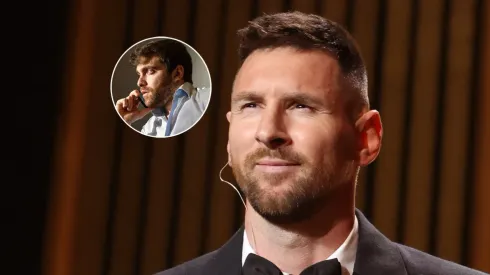 Fabrizio Romano y Lionel Messi.