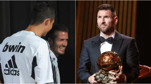 Cristiano Ronaldo, David Beckham y Lionel Messi.