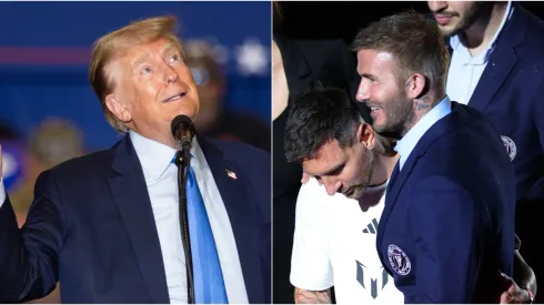 Donald Trump, Lionel Messi y David Beckham.