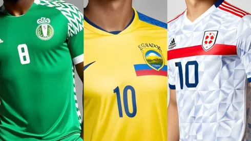 Las camisetas de la IA para el Mundial 2026. 
