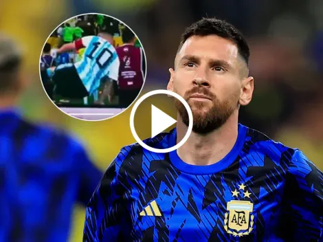 Así reaccionó Messi ante los golpes de la Policía contra los hinchas de Argentina