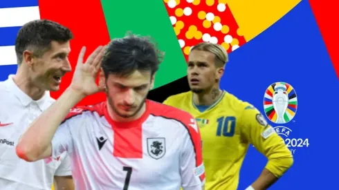 Robert Lewandowski, Mijailo Mudryk y Khvicha Kvaratskhelia.