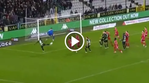 Alan Minda marcó un golazo en Bélgica