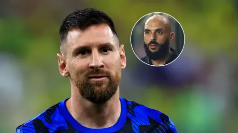 Lionel Messi y Yassine Cheuko.