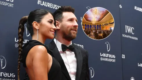Antonela Roccuzzo y Lionel Messi.