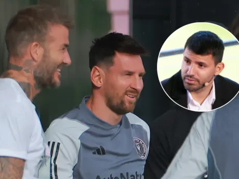 Agüero le responde a Beckham por tener planes para el retiro de Messi