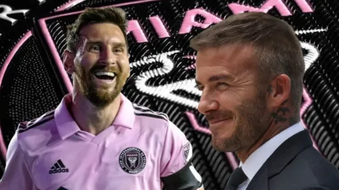 Lionel Messi y David Beckham.