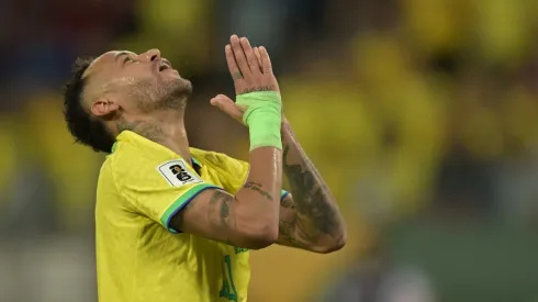 Neymar en un encuentro con la selección de Brasil.