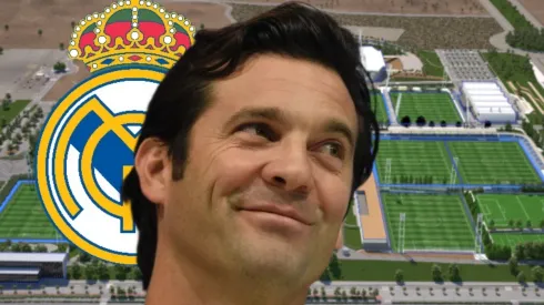 Santiago Solari y la ciudad deportiva de Real Madrid.