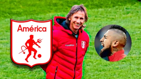 Ricardo Gareca, Arturo Vidal y América de Cali