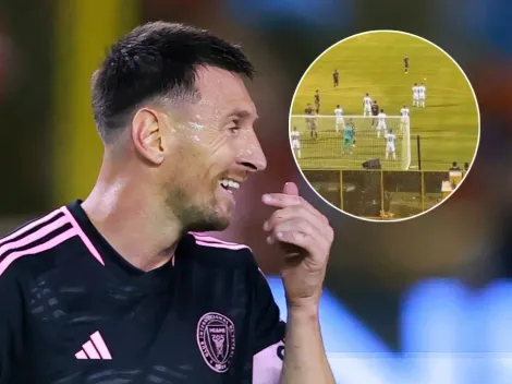 Así reaccionó Messi a la jugada que inventó El Salvador para que no haga gol