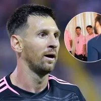 El mejor meme de la mirada inesperada de Messi a Nayib Bukele, presidente de El Salvador