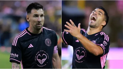 Messi y Suárez en el empate de Inter Miami vs. El Salvador.