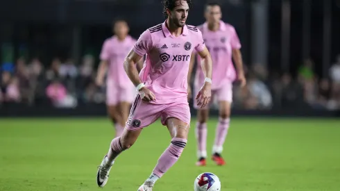 FORT LAUDERDALE, FLORIDA – NOVEMBER 10: Leonardo Campana #9 of Inter Miami CF controls the ball against the New York City FC during the second half in the Noche d'Or friendly match at DRV PNK Stadium on November 10, 2023 in Fort Lauderdale, Florida. (Photo by Rich Storry/Getty Images)
