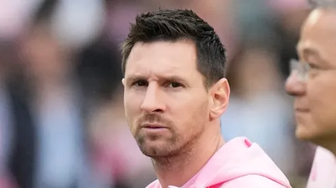 Lionel Messi con Inter Miami en Hong Kong.