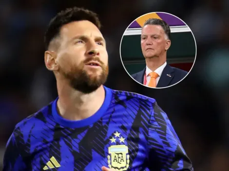 Messi sorprendió y elogió a Van Gaal tras la polémica con Argentina