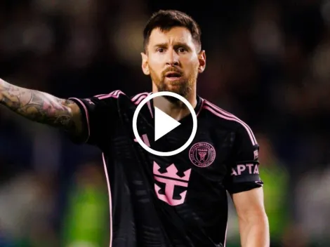 Video: Así reaccionó Messi cuando adivinó un penalti de Inter Miami