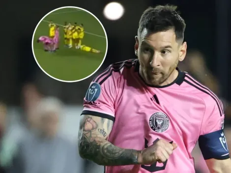Video: La jugada de Leo Messi contra el defensor que casi lo lesiona