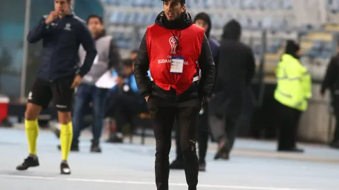 Futbol, Magallanes vs Liga Deportiva Universitaria de Quito, Fase de Grupos, Copa Conmebol Sudamericana 2023 El entrenador de LDU Quito Luis Zubeldia es fotografiado durante el partido de Copa Conmebol Sudamericana contra Magallanes disputado en el estadio El Teniente en Rancagua, Chile. 23/5/2023 Jorge Loyola/Photosport Football, Magallanes vs Liga Deportiva Universitaria de Quito group stage, Conmebol Sudamericana Cup LDU Quito s head coach Luis Zubeldia is pictured during the Copa Conmebol Sudamericana championship match against Magallanes at the El Teniente in Rancagua, Chile. el estadio El Teniente en Rancagua, Chile. 23/5/2023 Jorge Loyola/Photosport Magallanes vs Liga Deportiva Universitaria de Quito, Copa Conmebol Sudamericana 2023