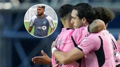 Josef Martínez, Luis Suárez y Leonardo Campana.