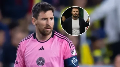 Lionel Messi y David Beckham.
