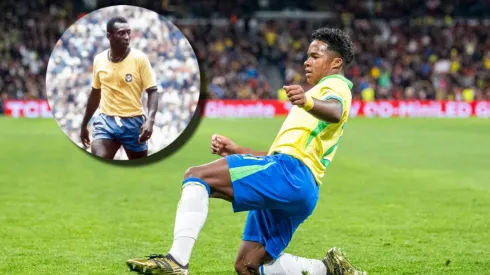 Endrick, a ritmo de Pelé en Brasil.